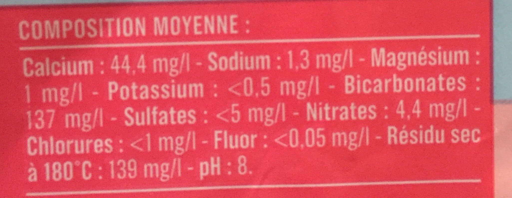 Monoprix Eau minerale naturelle des Alpes packshot