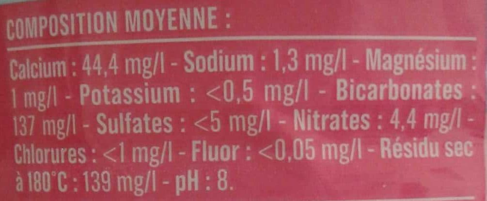Monoprix Eau minerale naturelle des Alpes packshot