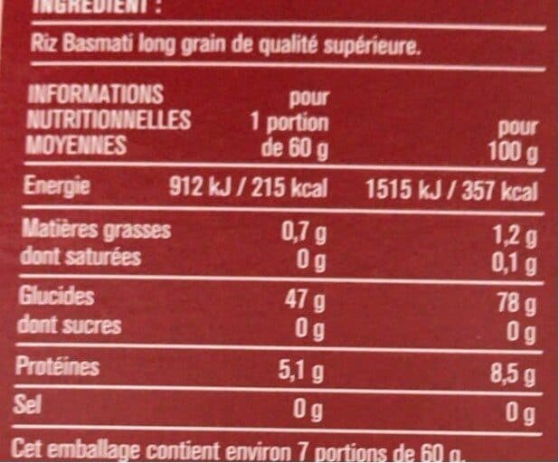 Monoprix Riz Basmati packshot