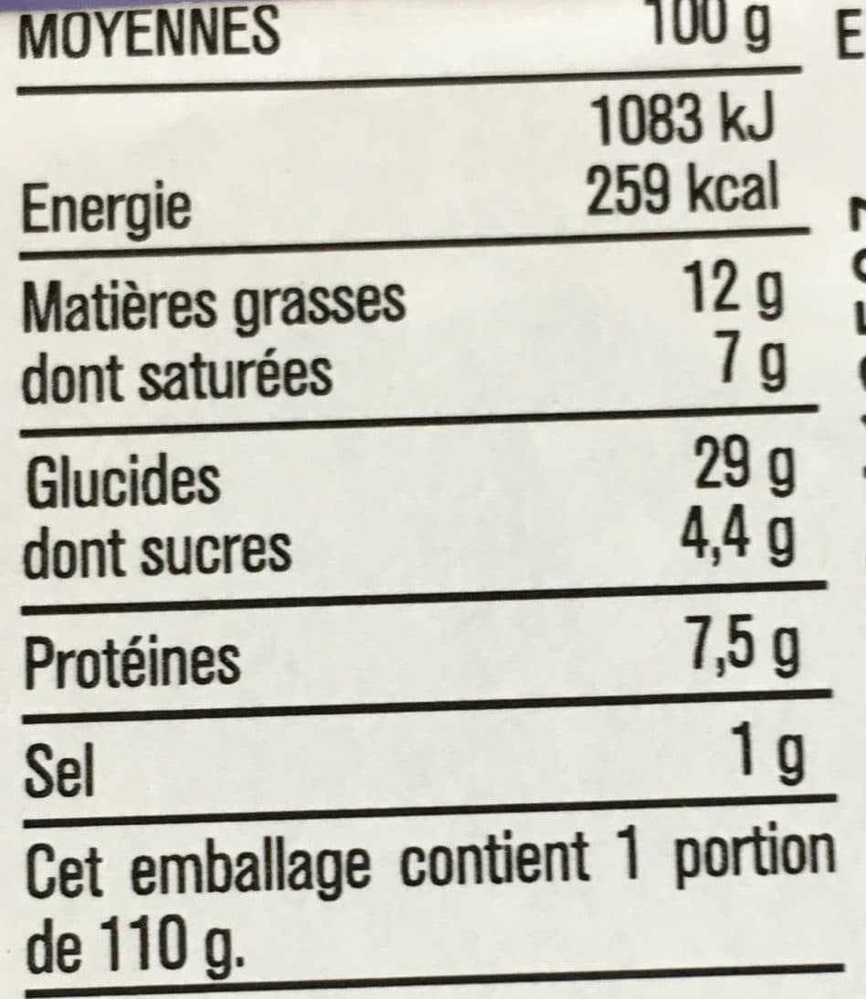 Monoprix Le pavé Chèvre chutney de figue packshot