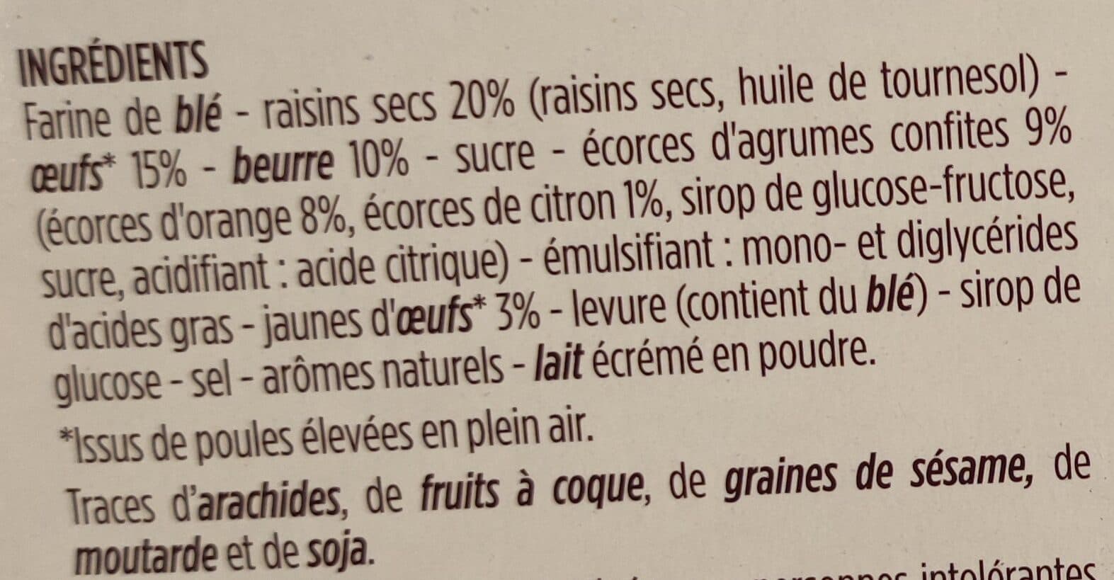 Monoprix Panettone packshot
