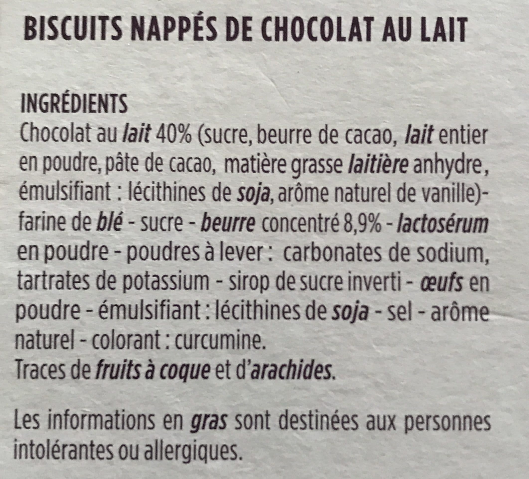 Monoprix Flûtes longues au chocolat au lait et note de caramel packshot
