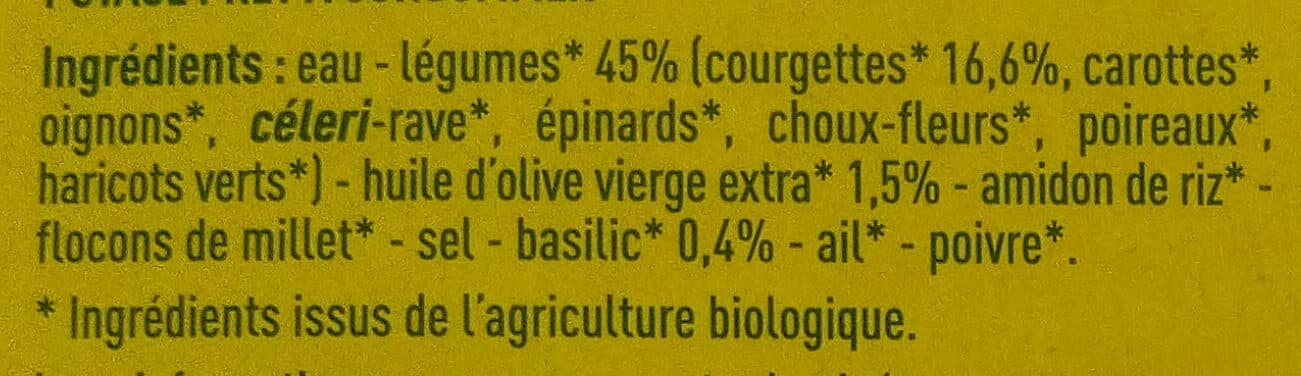 Monoprix Velouté Courgettes au Basilic packshot