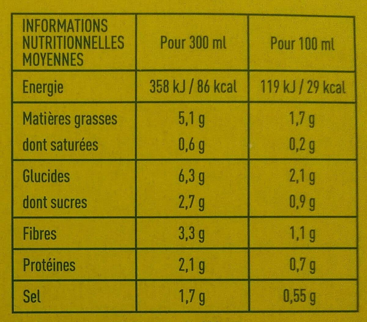 Monoprix Velouté Courgettes au Basilic packshot