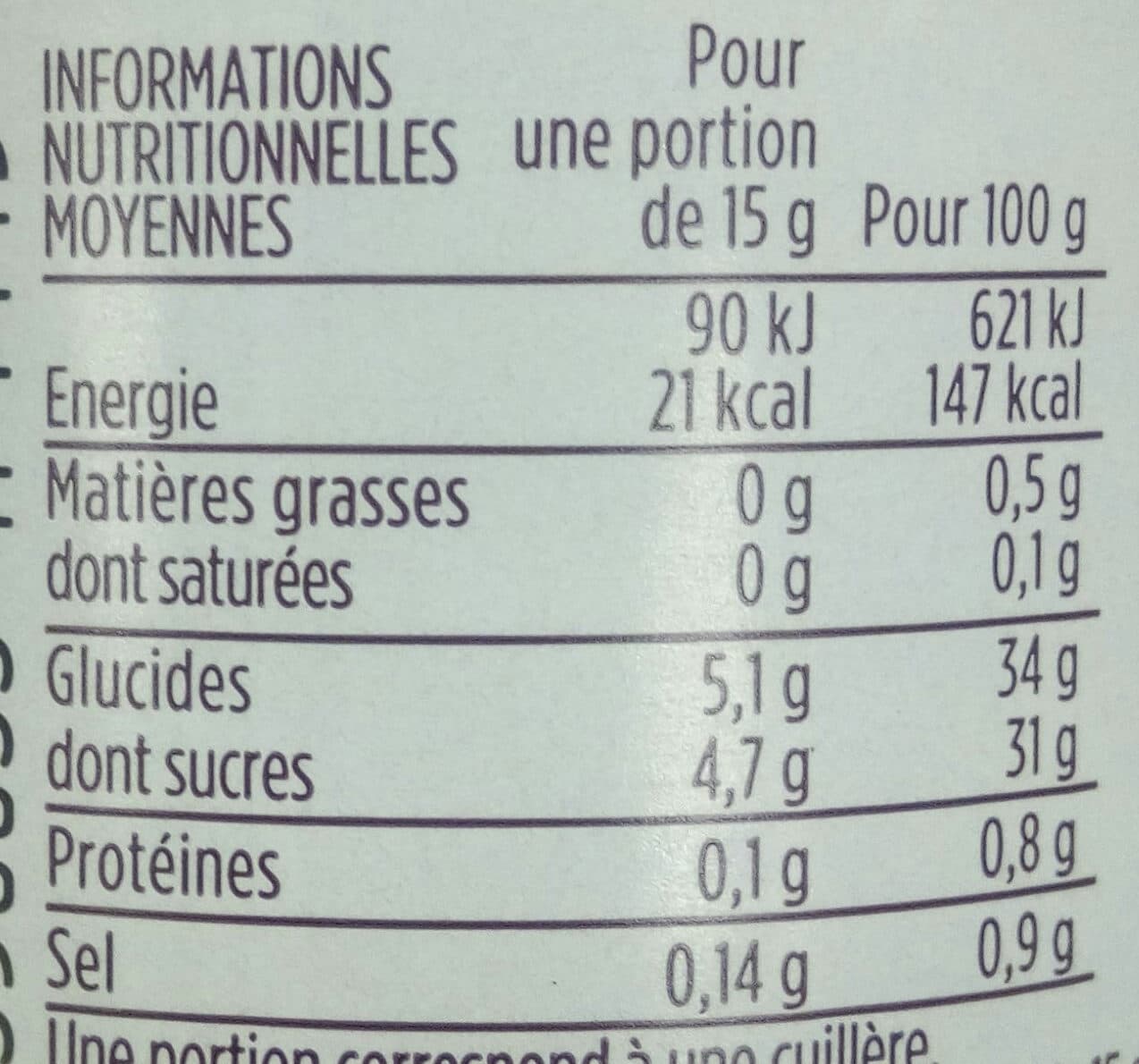 Monoprix Confit d'oignon au sucre de canne. packshot