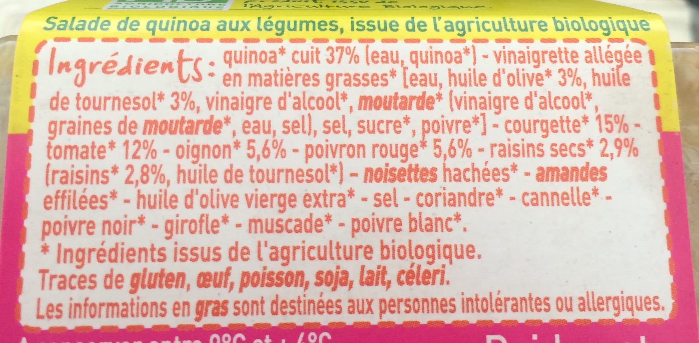 Monoprix Quinoa aux Légumes du Soleil packshot