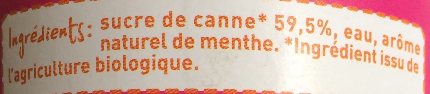 monoprix Sirop de menthe packshot