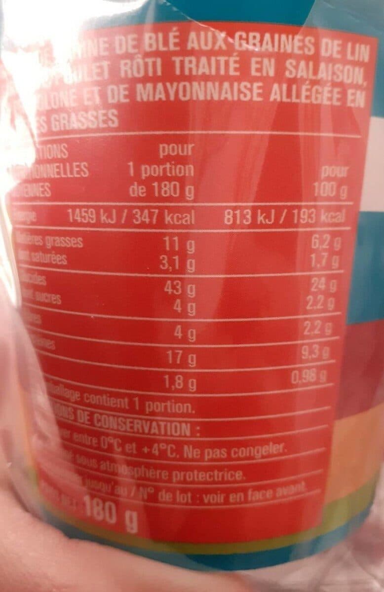 Monoprix Wrap Poulet Caesar packshot