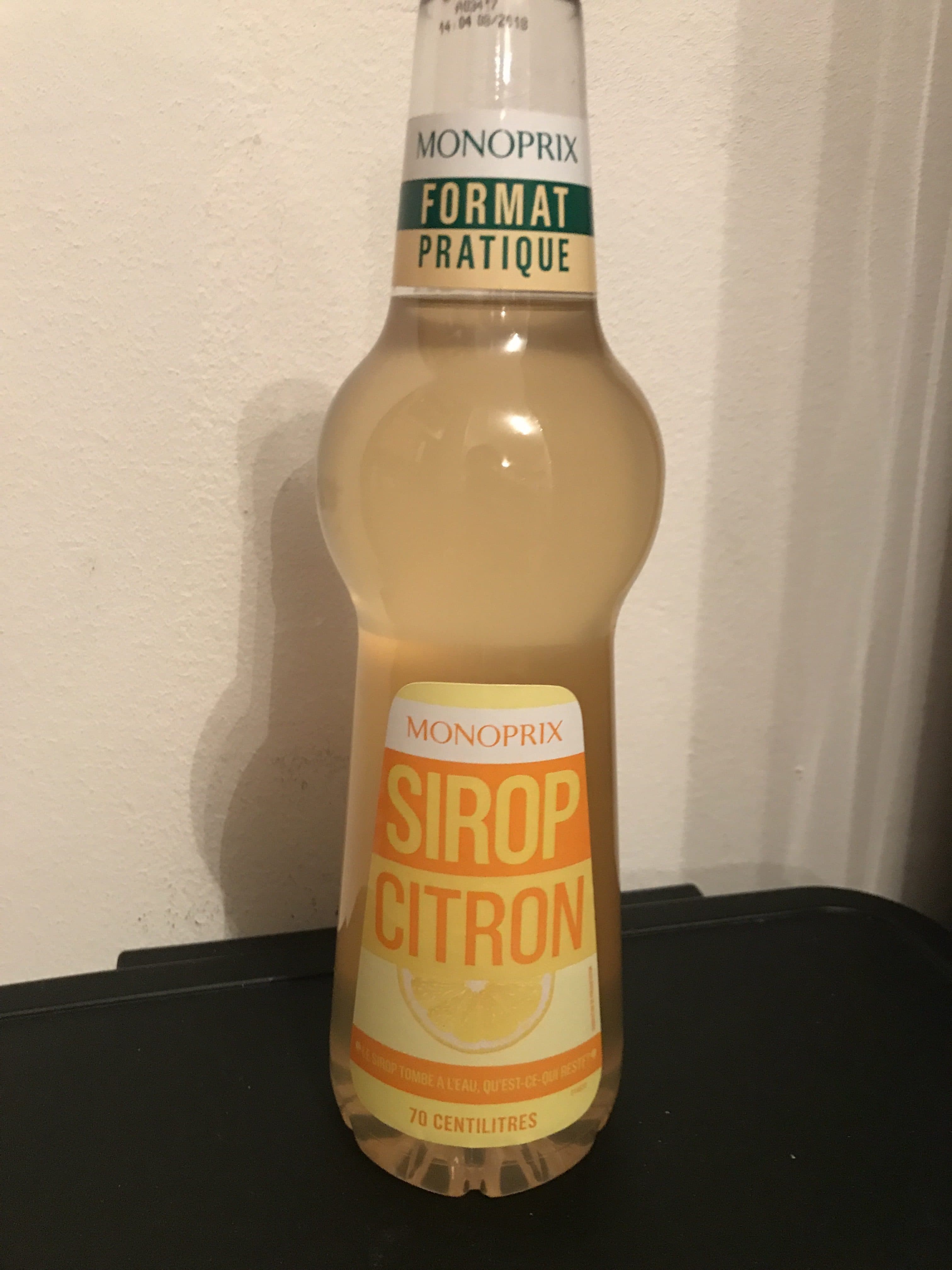 Monoprix Sirop à diluer au citron packshot