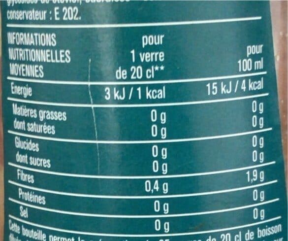 Monoprix Sirop à diluer à la menthe, sans sucre packshot