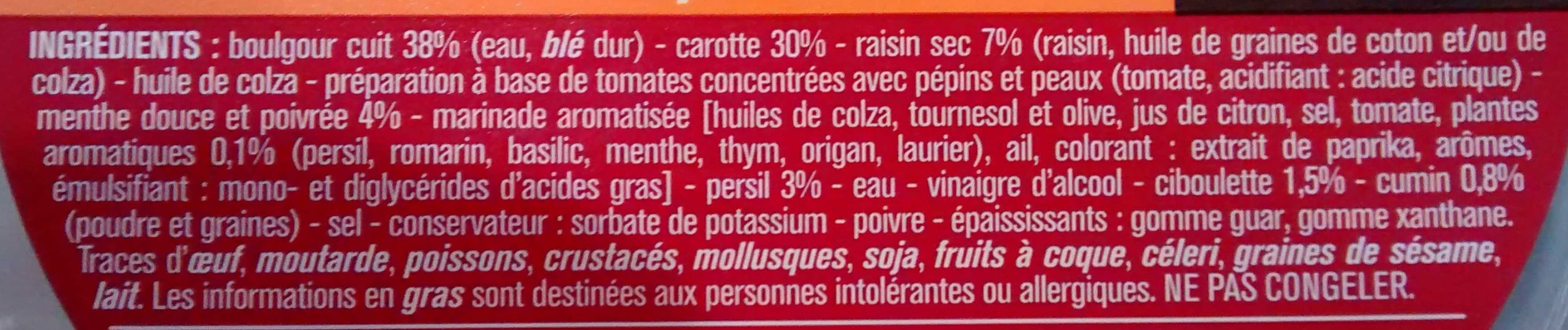 Monoprix Boulgour carottes, cumin packshot