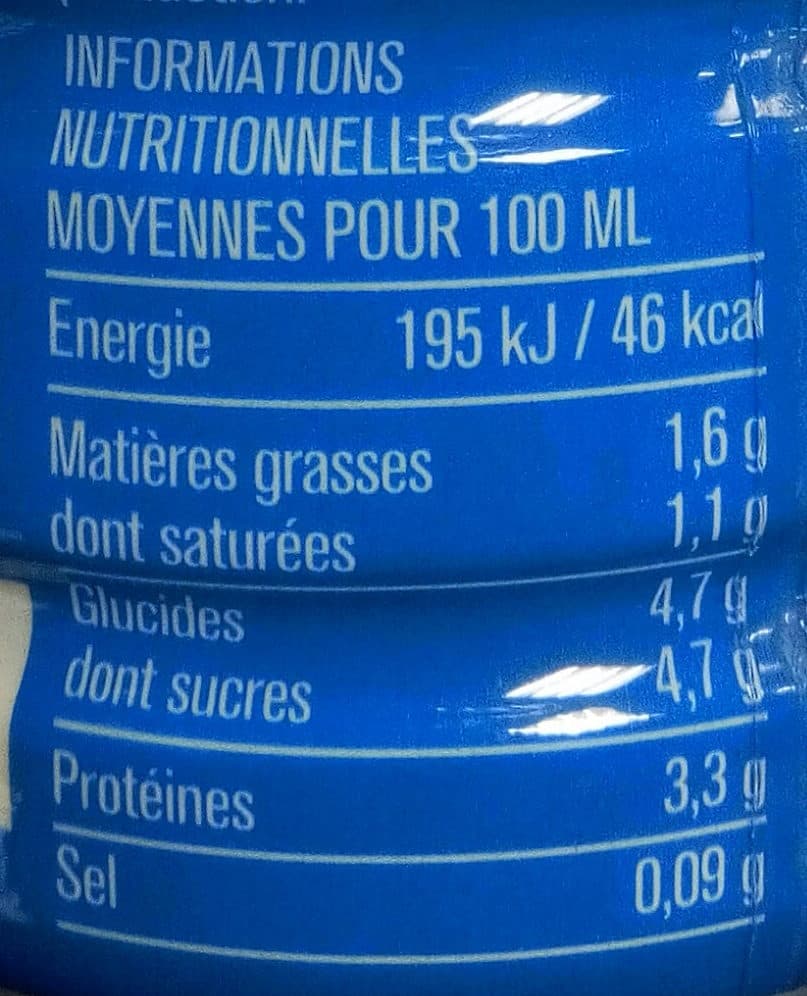 Groupe Casino Lait Demi-Écrémé packshot
