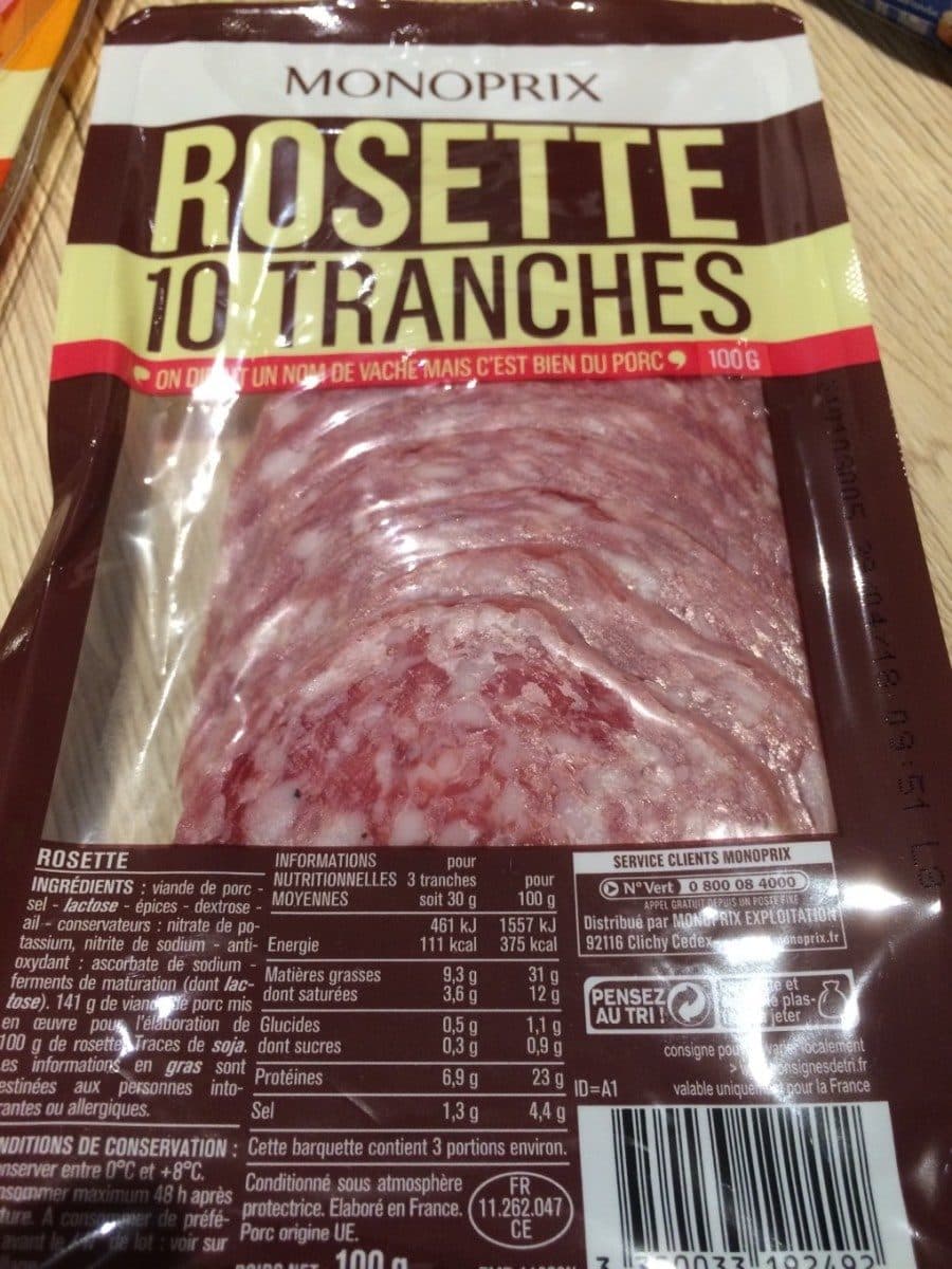 Monoprix Rosette packshot