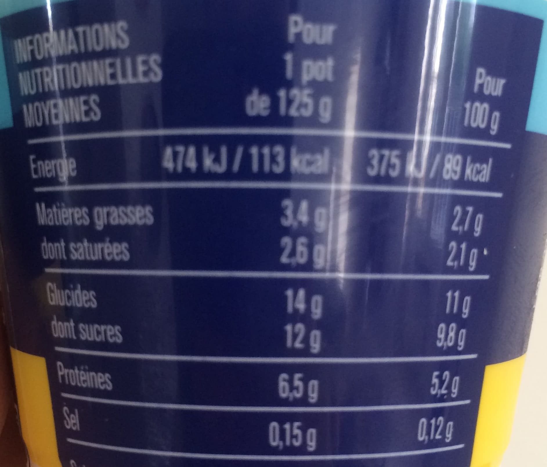 Monoprix Yaourt de brebis saveur citron packshot