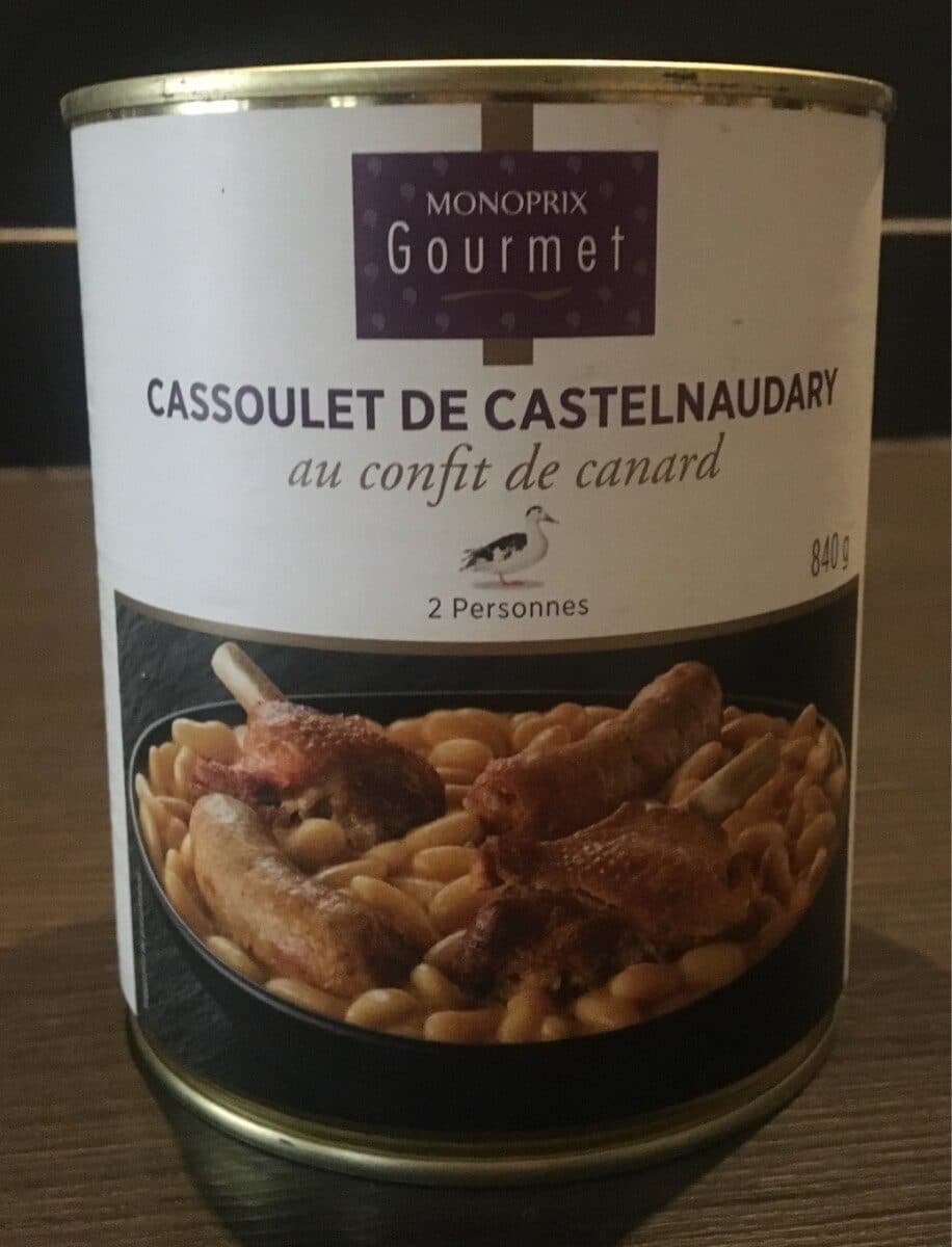 Monoprix Cassoulet au confit de canard de castelnaudary packshot