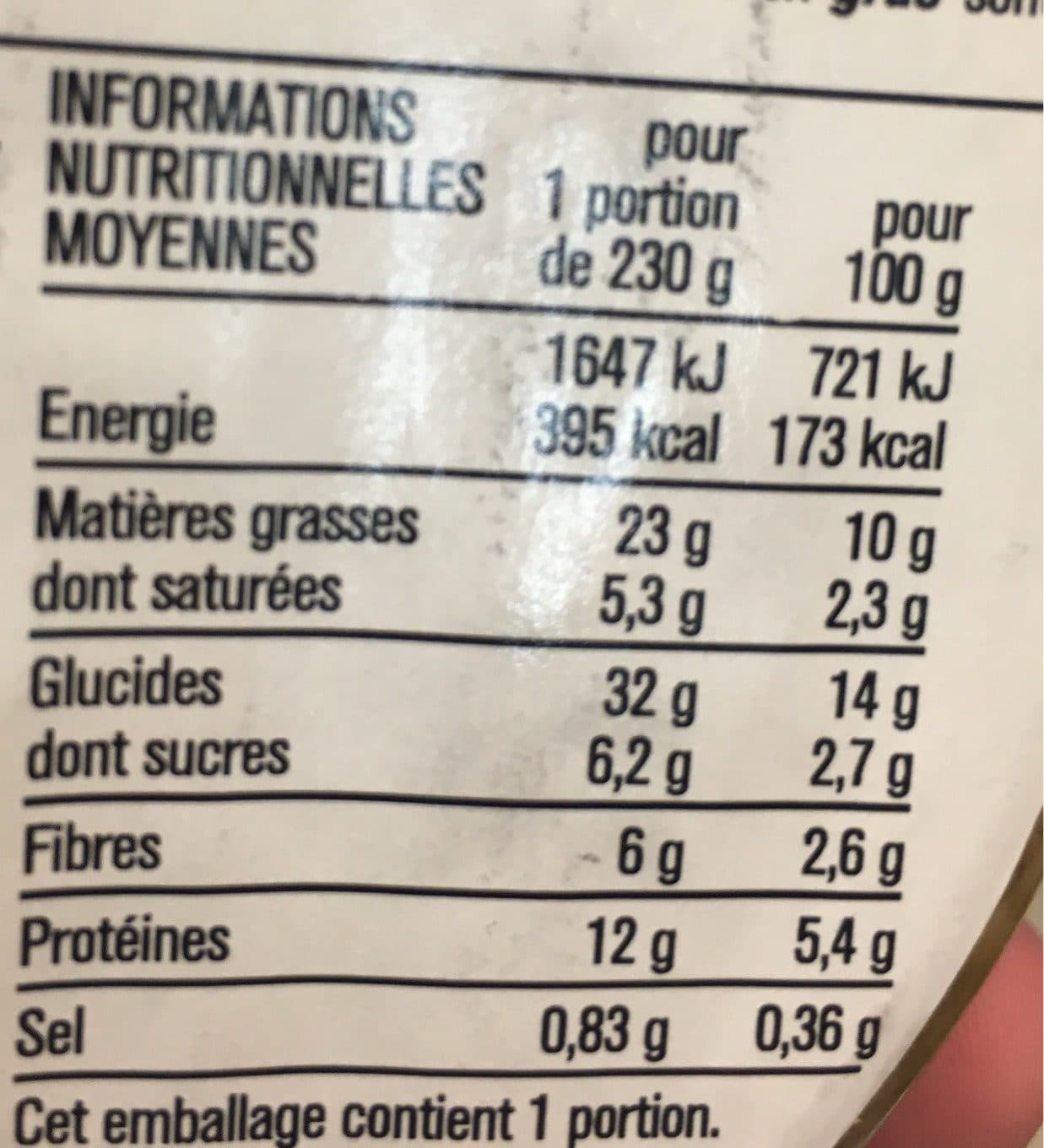 Monoprix La salade chèvre courgettes packshot