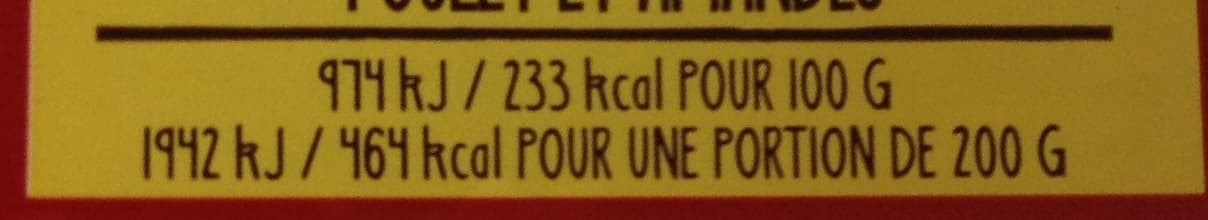 Monoprix Taboulé à l'orientale poulet et amandes packshot