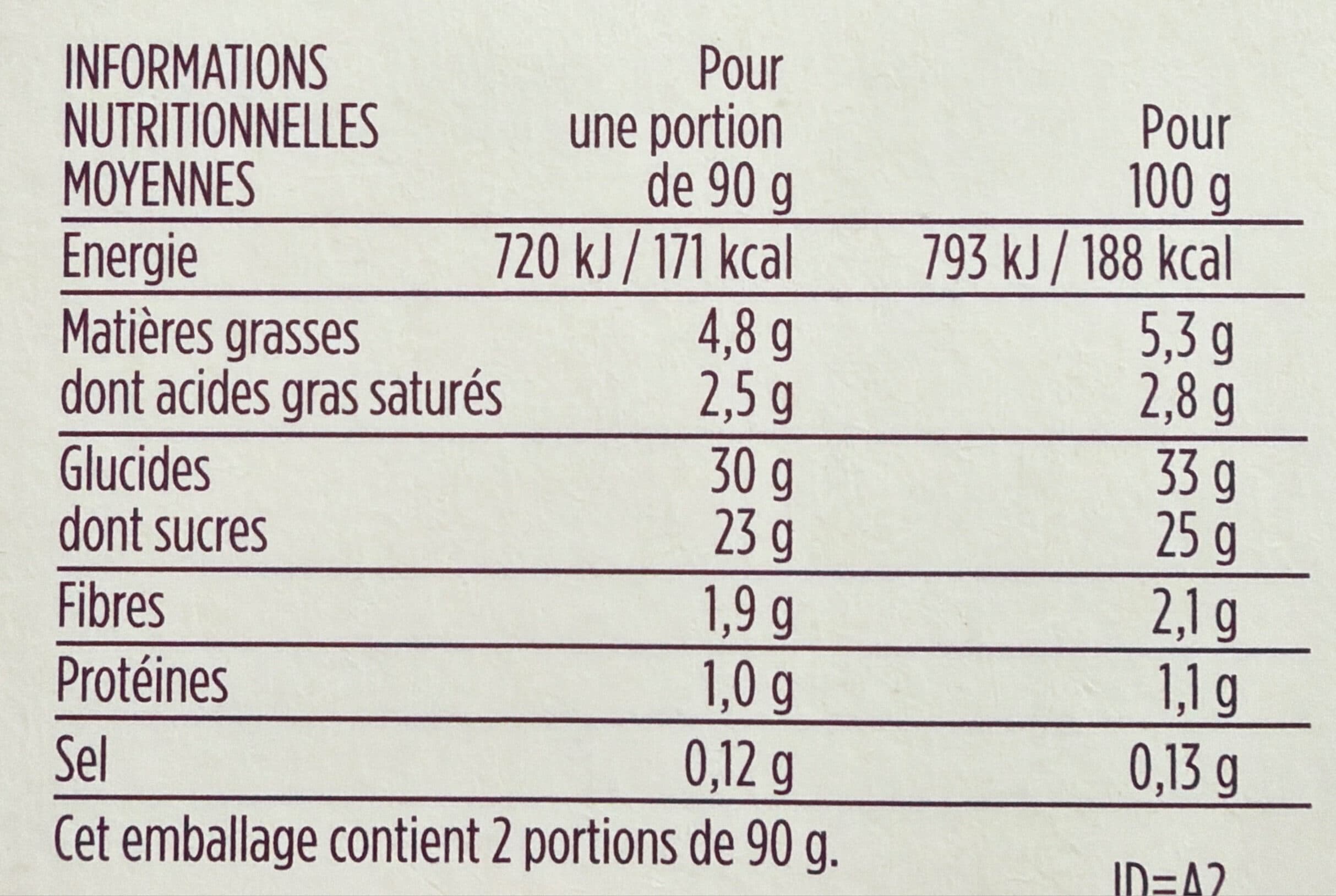 Monoprix Gourmet Crumble aux pommes et aux fruits rouges packshot
