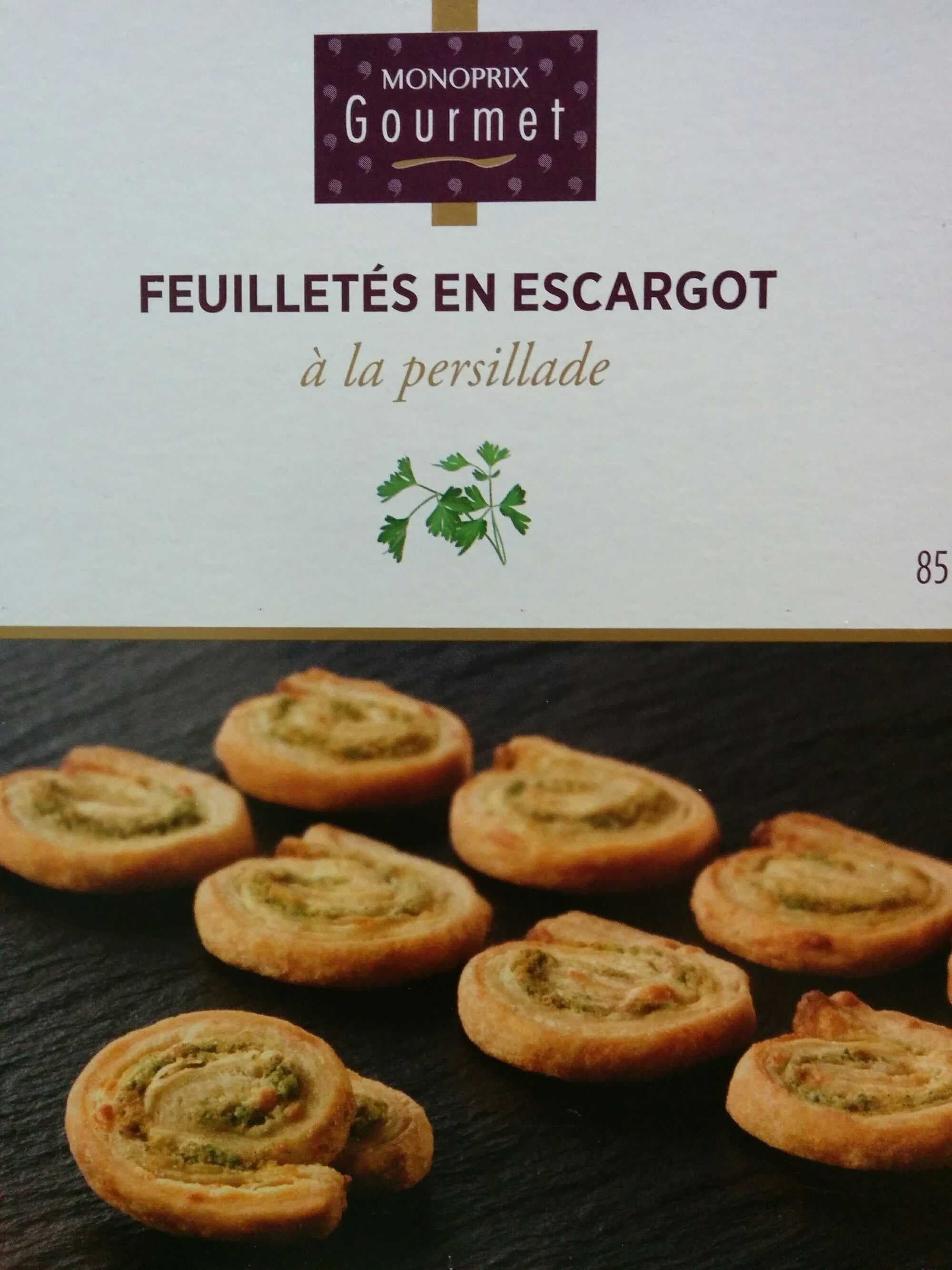 Monoprix Feuilletés en escargot à la persillade packshot