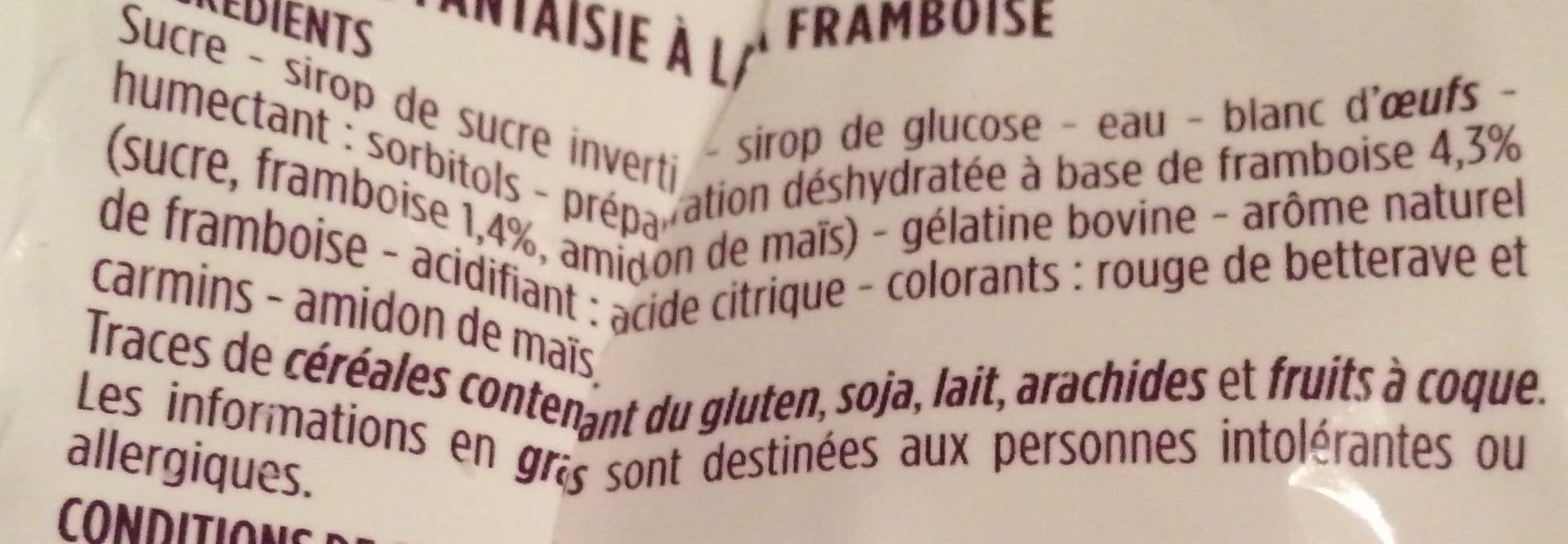 Monoprix Guimauves à la framboise packshot