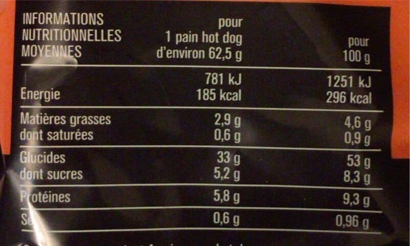 Monoprix Pain hot dog packshot