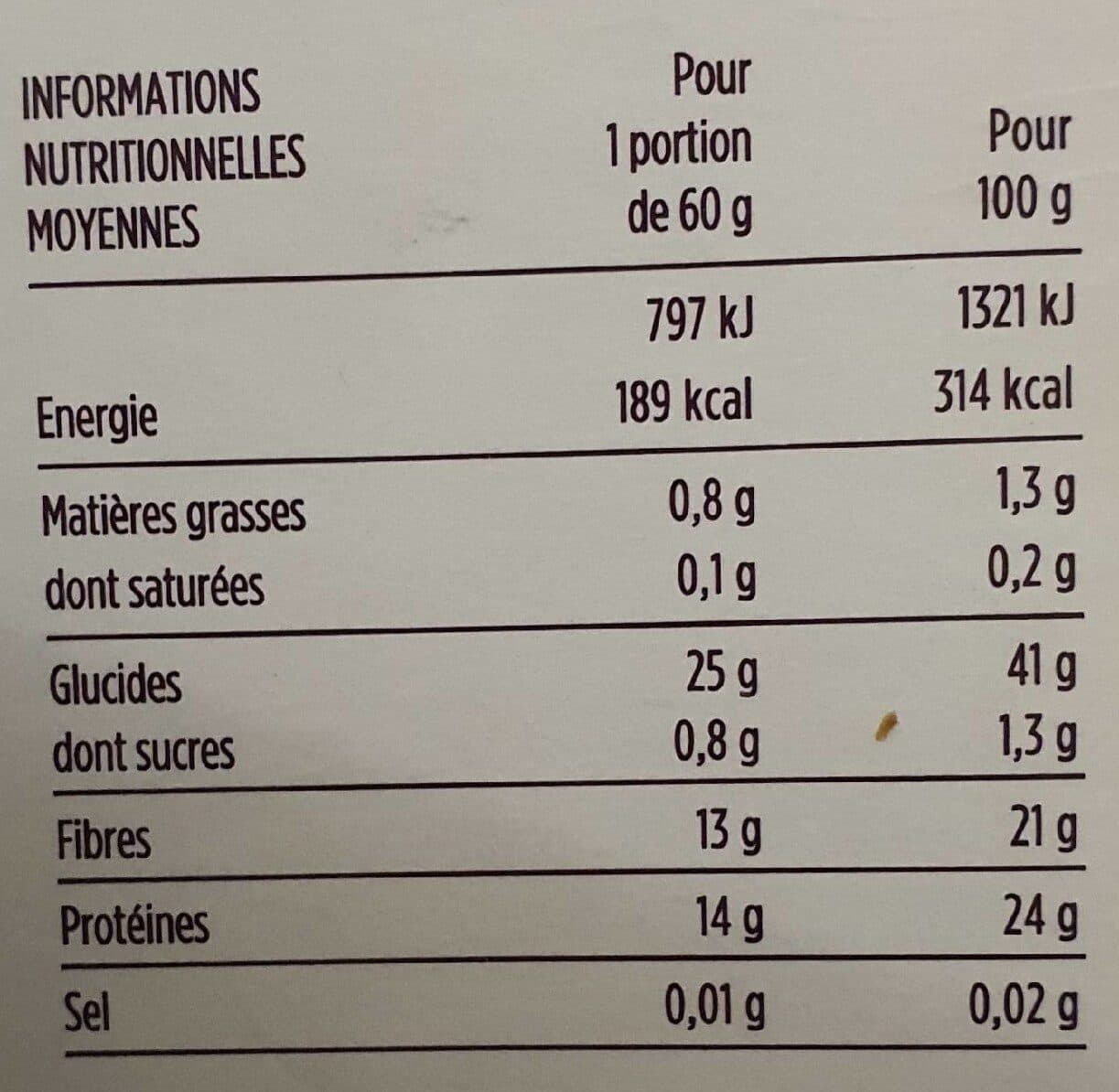 Monoprix Lentilles vertes du Berry packshot