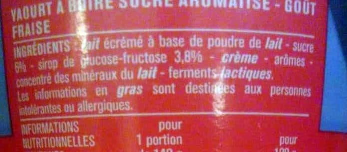 Monoprix Yaourt saveur fraise packshot