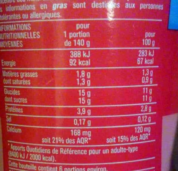 Monoprix Yaourt saveur fraise packshot