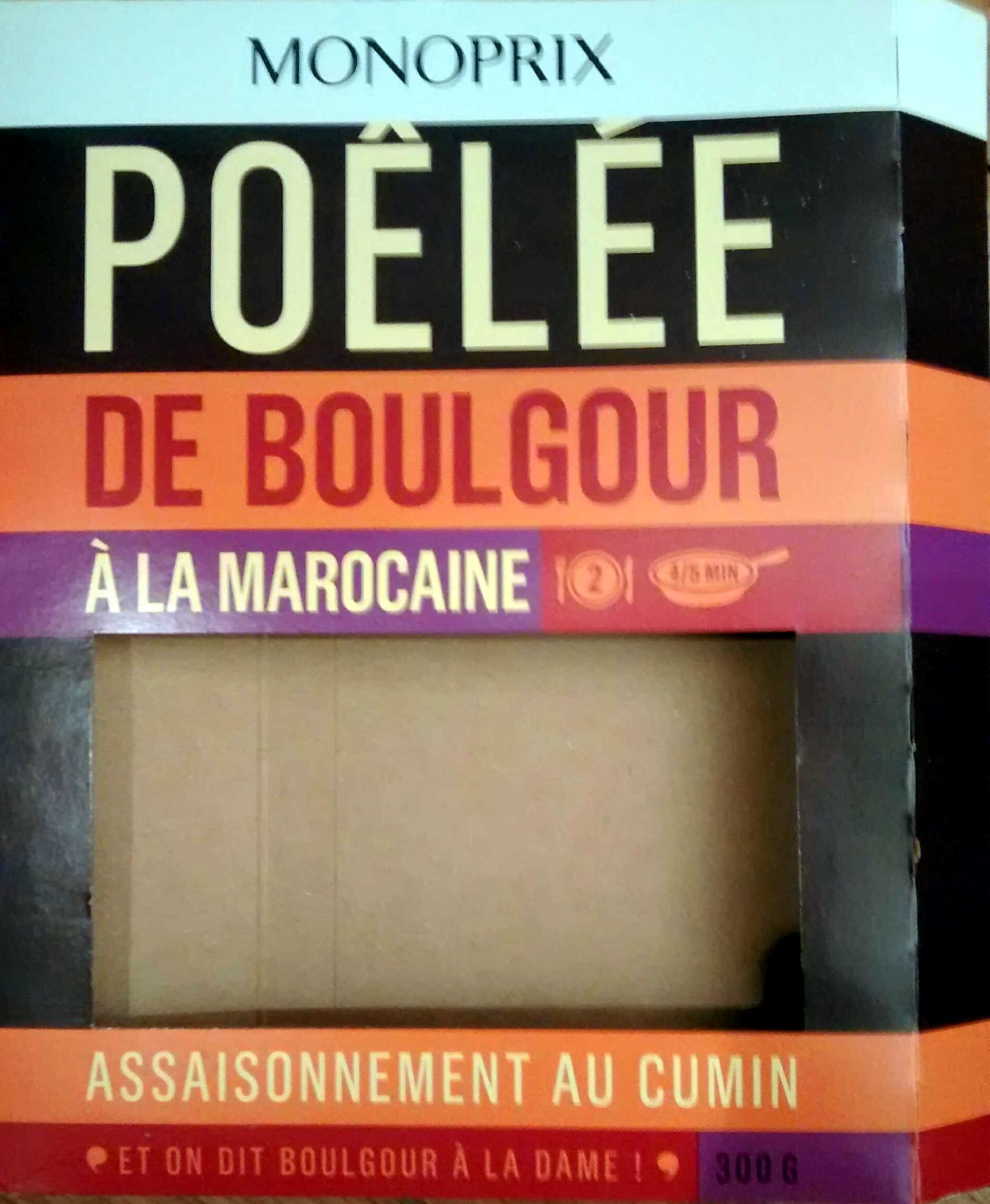 Groupe Casino Poêlée de Boulgour à la Marocaine packshot