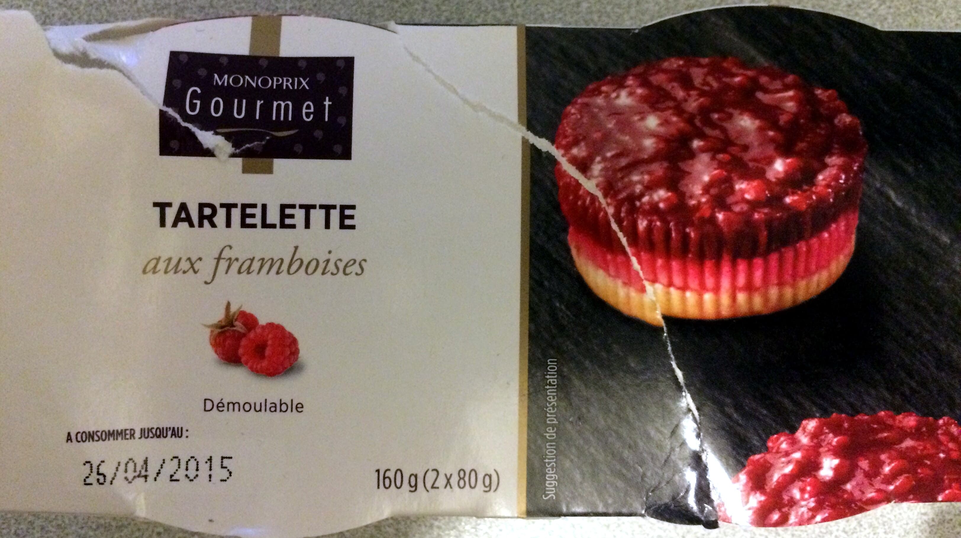 Monoprix Tartelette aux framboises packshot