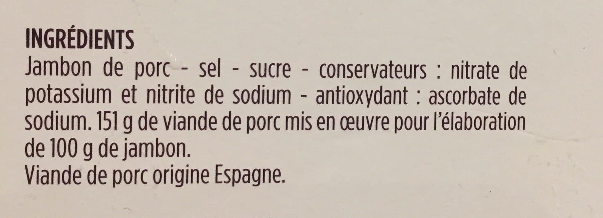 Monoprix Gourmet Jambon serrano packshot