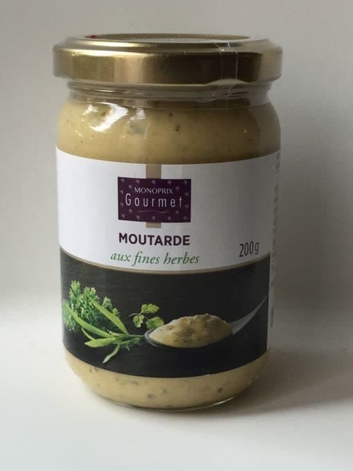 Monoprix Moutarde aux fines herbes packshot