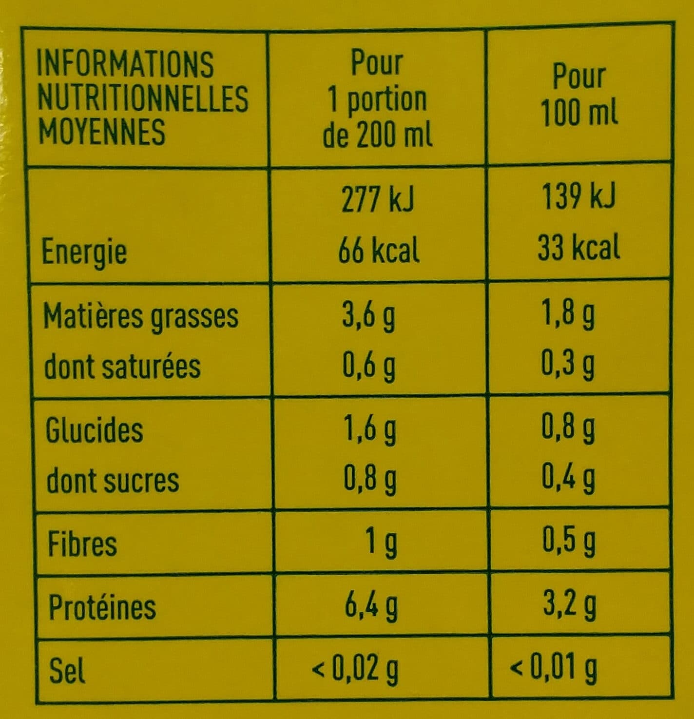 Monoprix Boisson au soja nature packshot