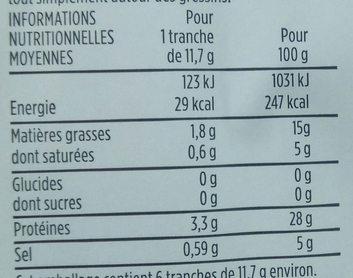 Monoprix Jambon de parme packshot