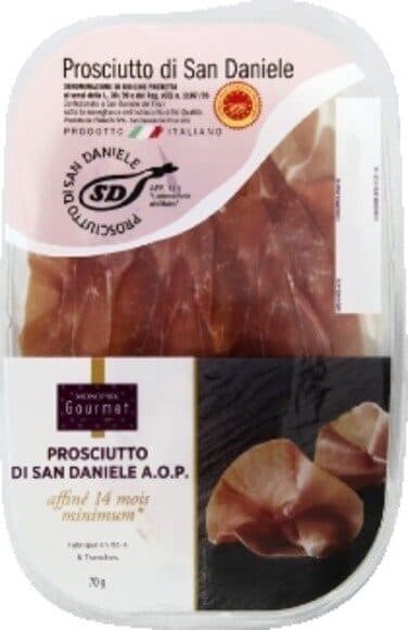 MONOPRIX GOURMET Jambon de san daniele appellation d'origine protégée packshot