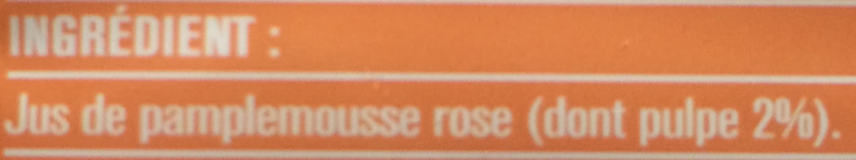 Monoprix 100 % Pur Jus Pamplemousse Rose packshot
