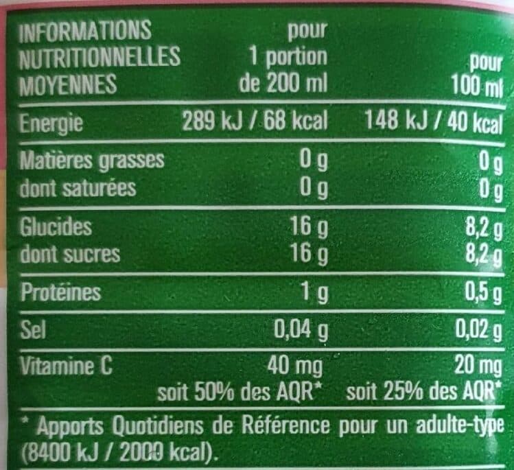Monoprix 100 % Pur Jus Pamplemousse Rose packshot