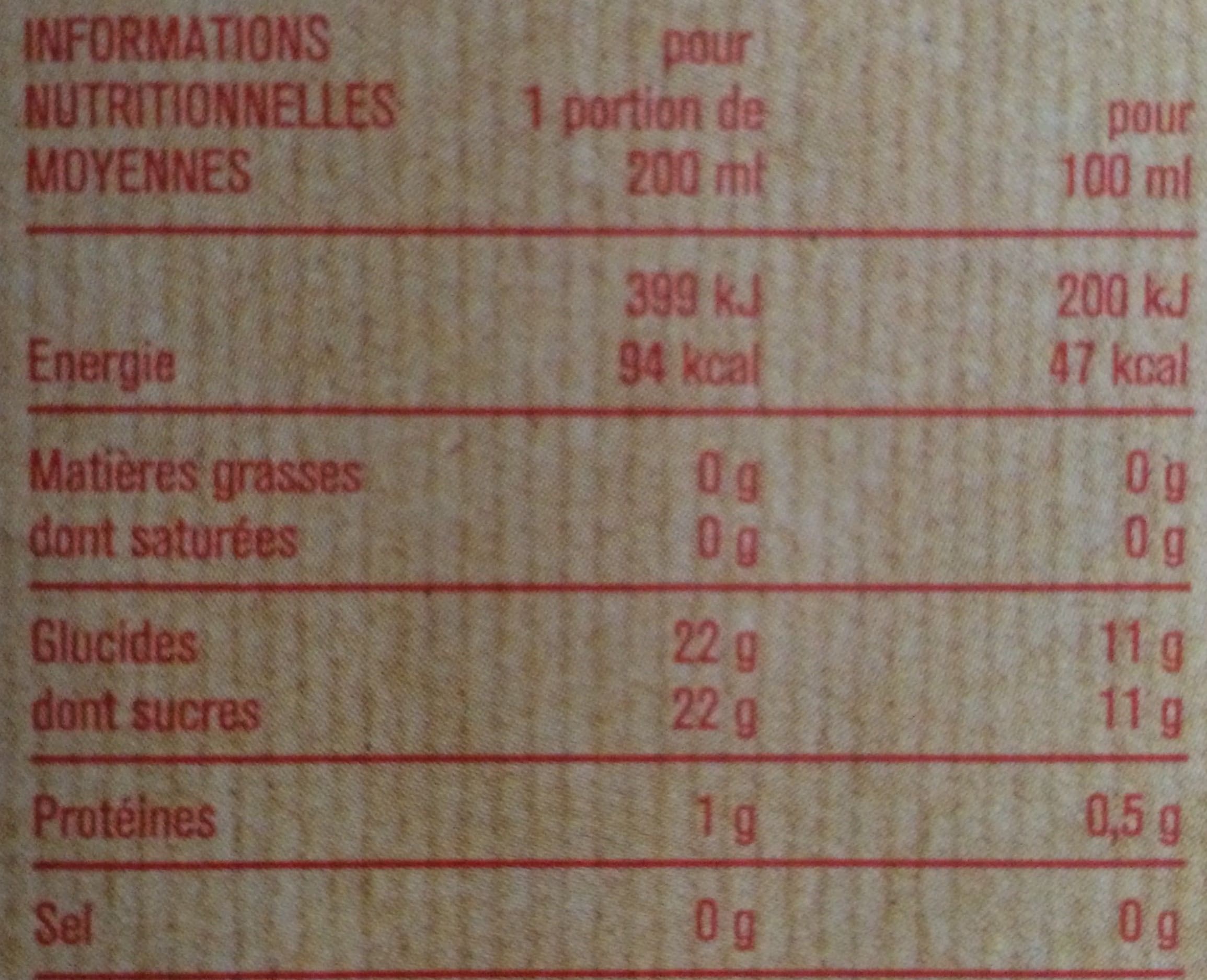 Monoprix P'tit Prix Jus d'orange à base de concentré packshot