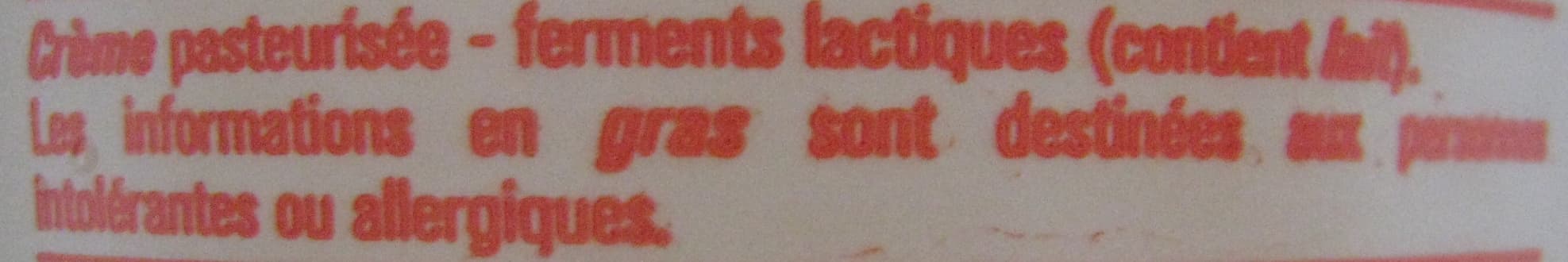 Monoprix P'tit Prix Crème fraîche (30 % MG) packshot