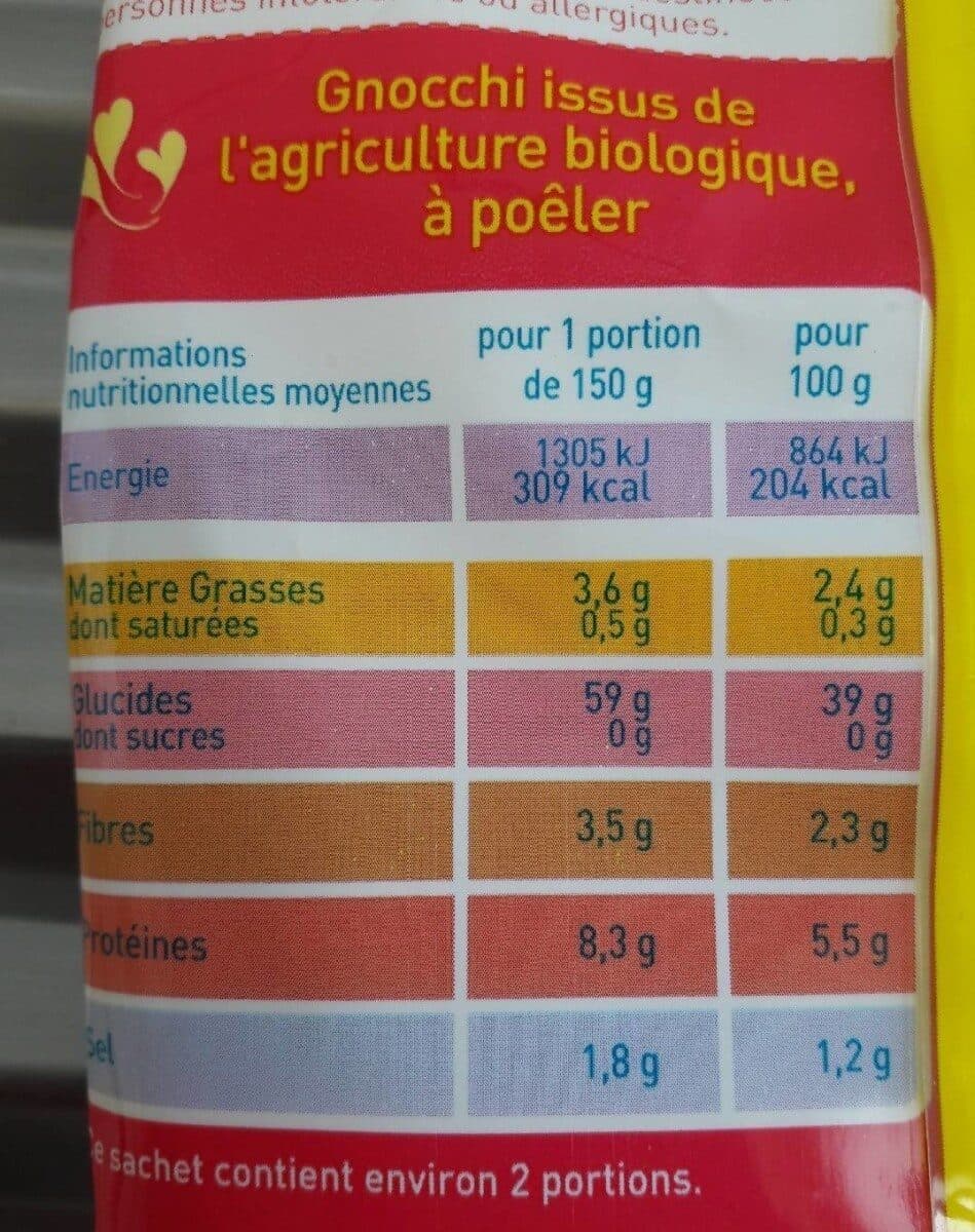 Monoprix Bio Gnocchi à poêler packshot