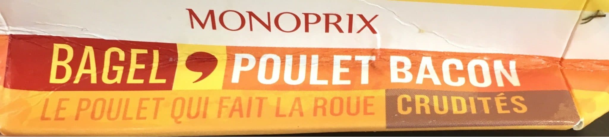 Monoprix Bagel poulet bacon packshot
