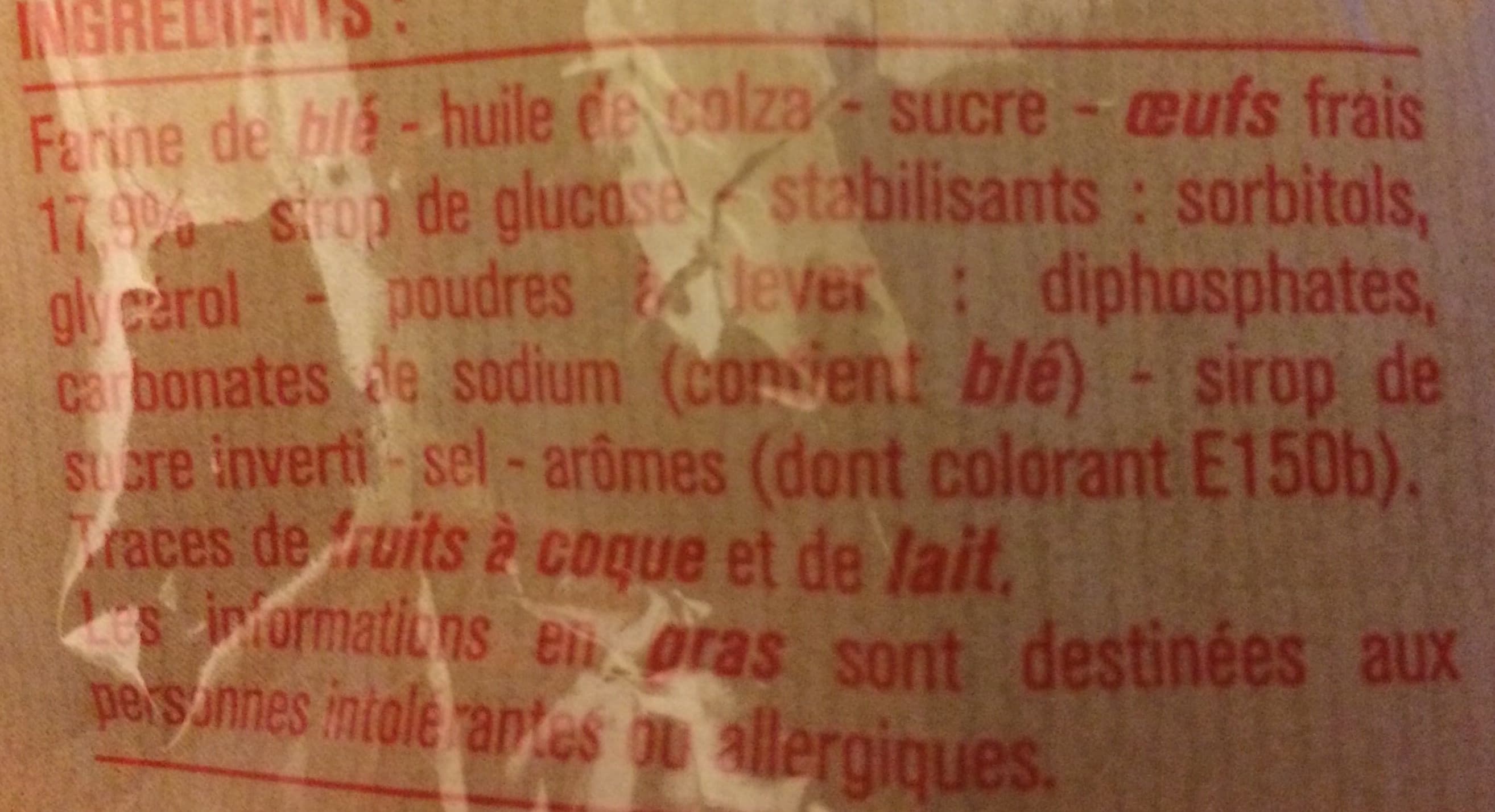 Monoprix Madeleines Coquilles aux oeufs frais packshot
