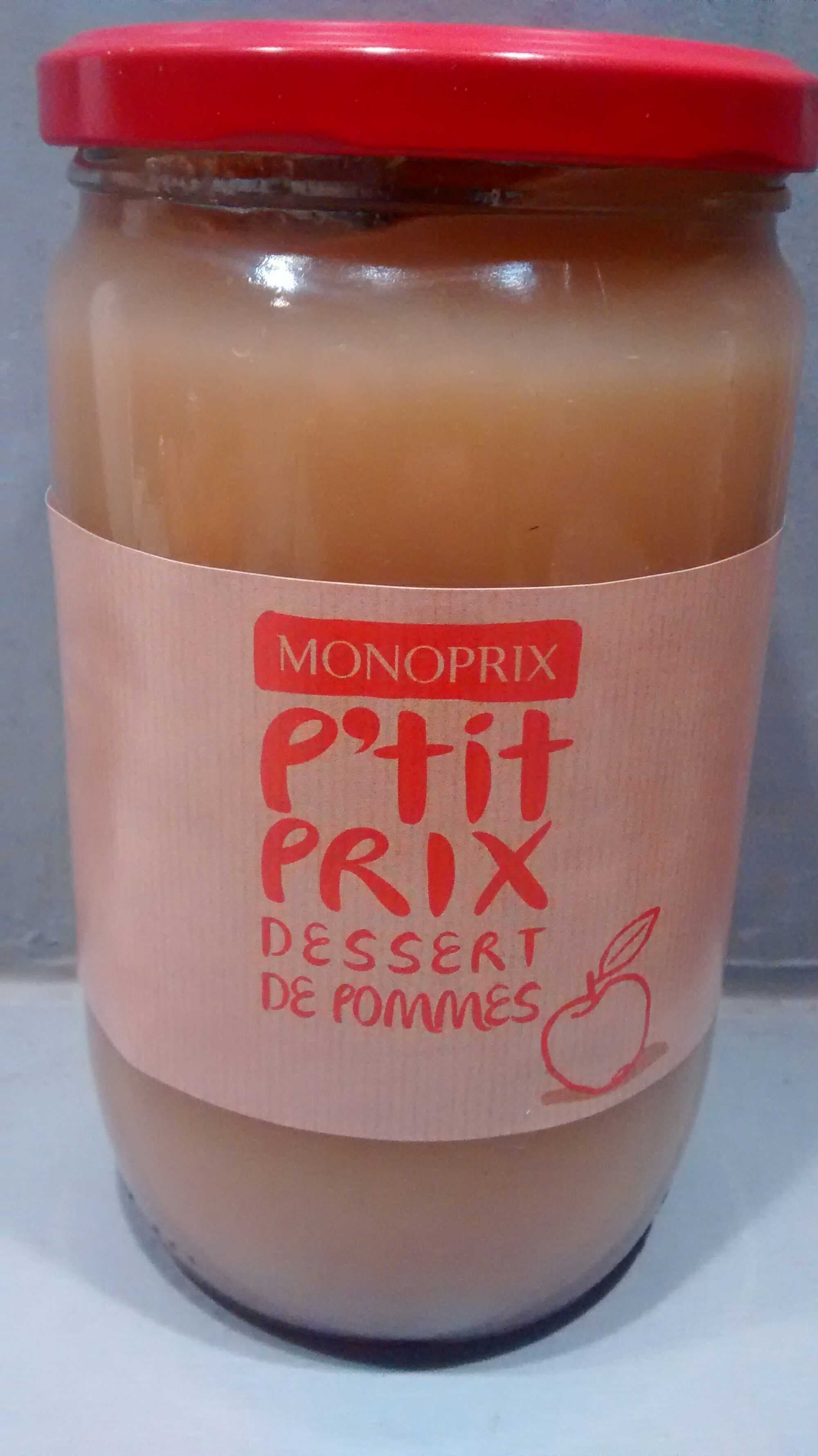 Monoprix Dessert de pommes packshot