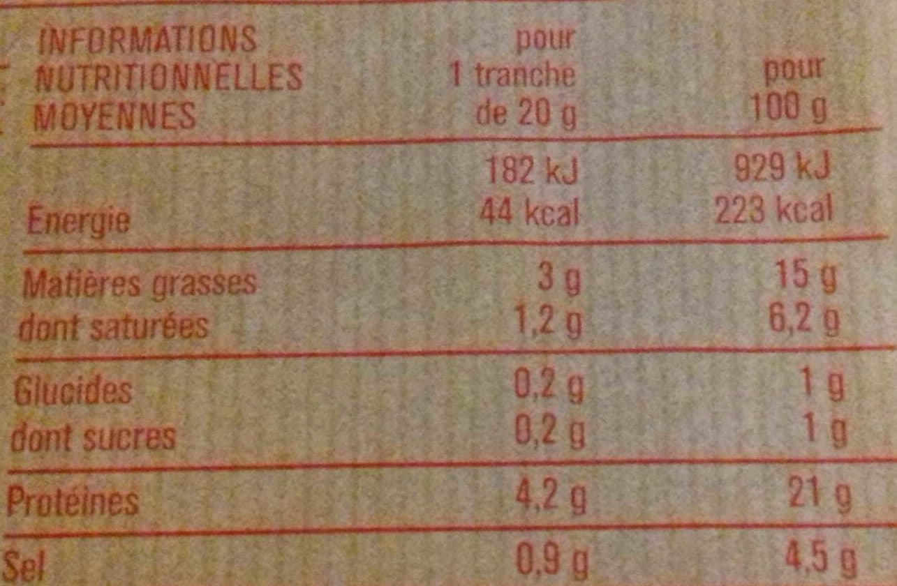 Monoprix Jambon Cru packshot