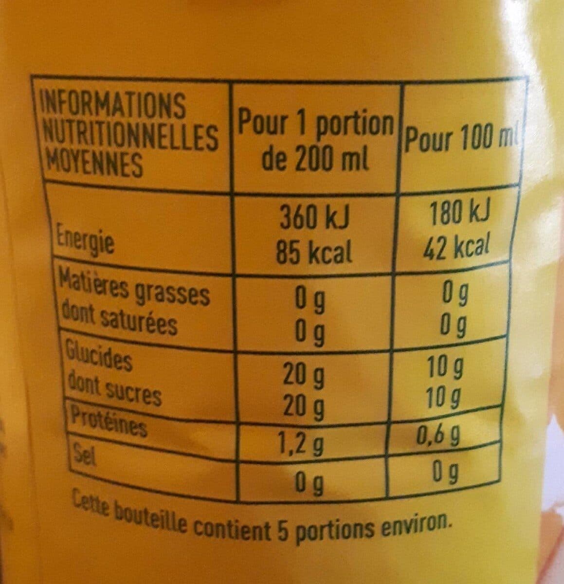 Monoprix 100% pur jus multifruits bio packshot