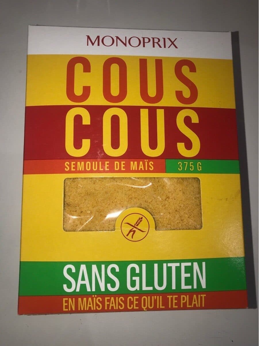 Monoprix Couscous semoule de maïs packshot