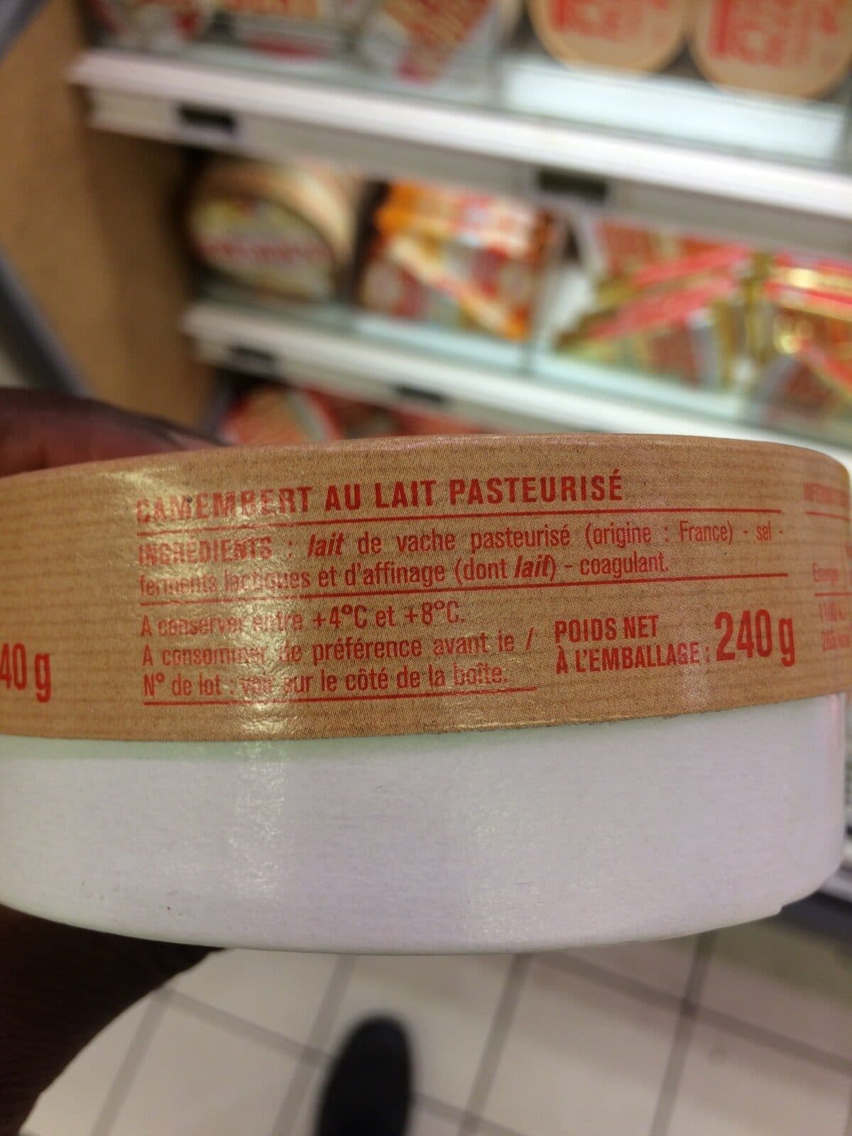 Monoprix Camembert packshot