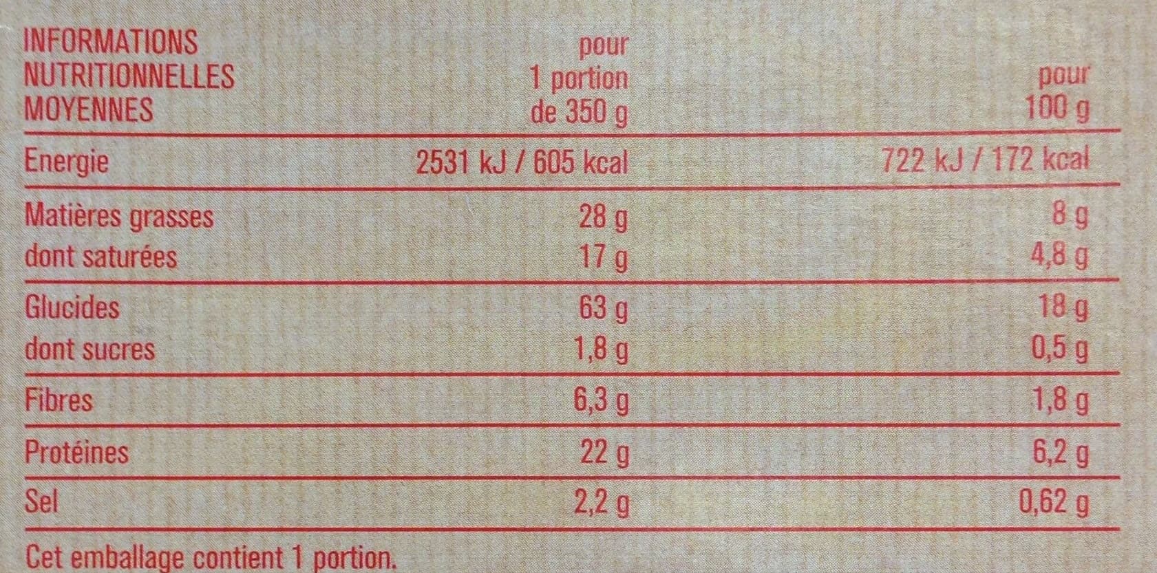 Monoprix Tagliatelles Carbonara à la crème fraîche packshot