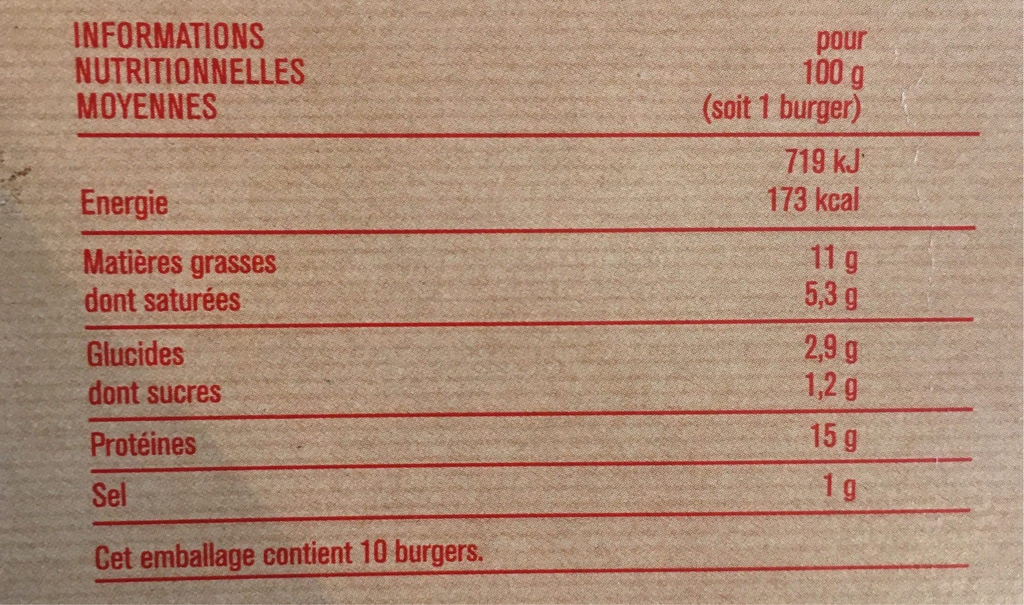 Monoprix Burgers 51% de viande de boeuf hachée et protéines végétales packshot