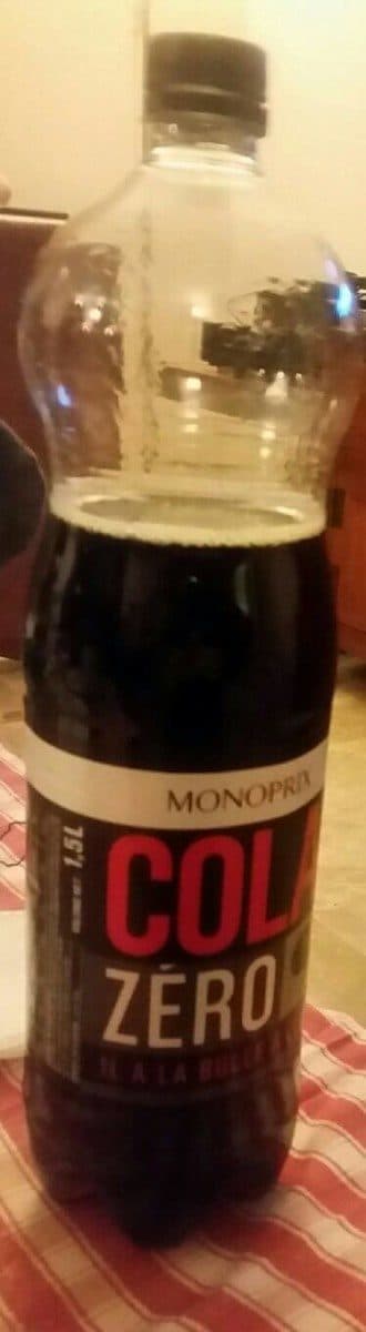 Monoprix Cola Zero packshot
